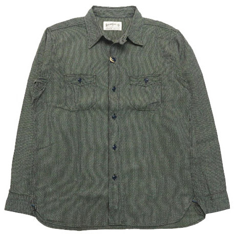 SUGAR CANEシュガーケーン　ビーチクロスワークシャツ　L SUGAR CANE シュガーケーン フィクションロマンス 6.5oz インディゴ