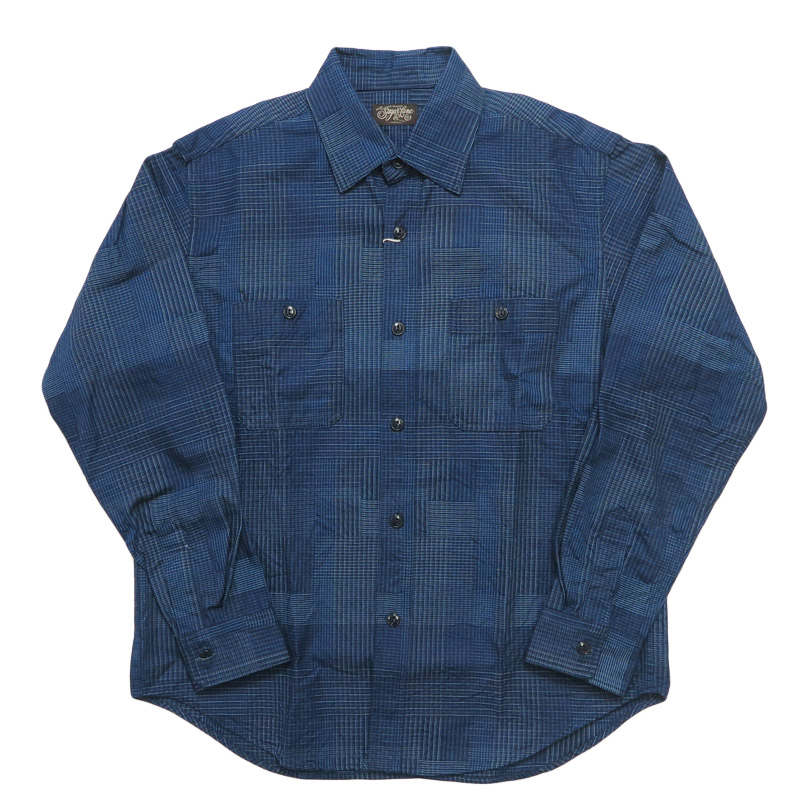 SUGAR CANE シュガーケーン インディゴ パッチワーク 長袖 ワーク