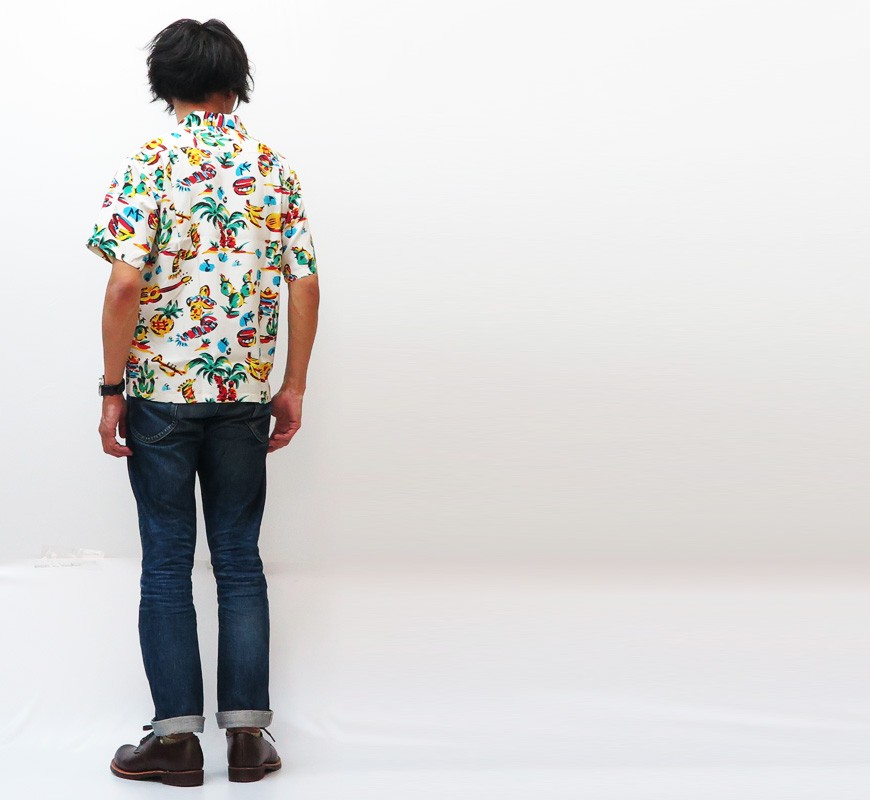 SUN SURF MISTER FREEDOM 半袖 ハワイアン シャツ YUCATAN サンサーフ