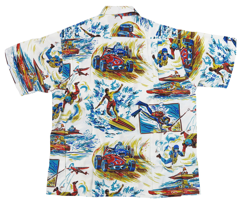 ★新品未使用　ミスターフリーダム×サンサーフ　アロハシャツ SUN SURF サンサーフ Mister Freedom レーヨン ハワイアンシャツ