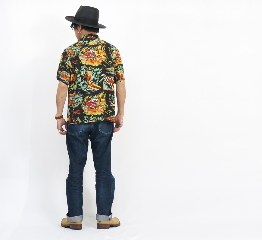 SUN SURF サンサーフ Mister Freedom レーヨン ハワイアンシャツ