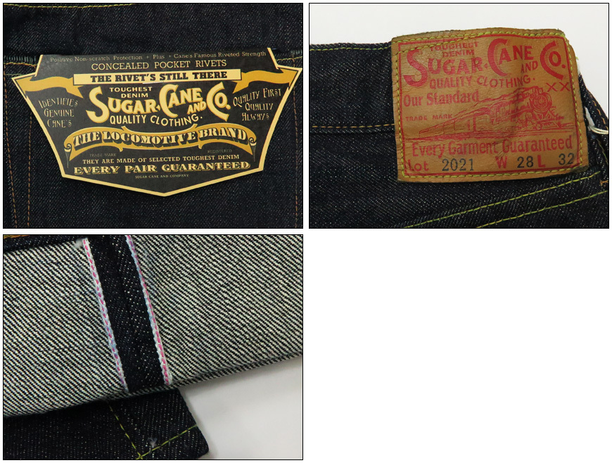SUGAR CANE スリムテーパードジーンズ SC42021A 楽天市場】SUGAR CANE シュガーケーン 14.5oz デニム スリムテーパード