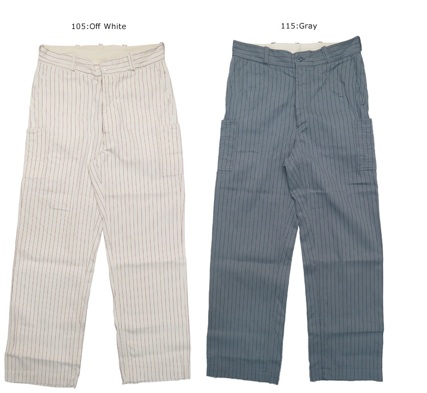 SUGAR CANE シュガーケーン ヒッコリーストライプ ワークパンツ