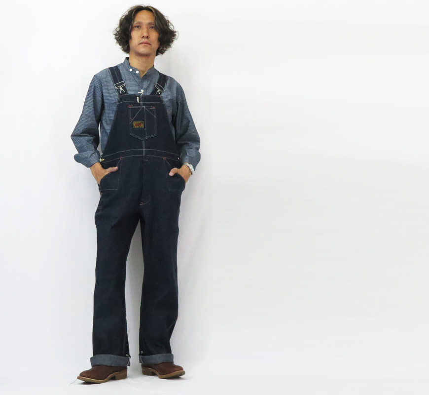 SUGAR CANE シュガーケーン MFSC 11oz デニム オーバーオール PLACER