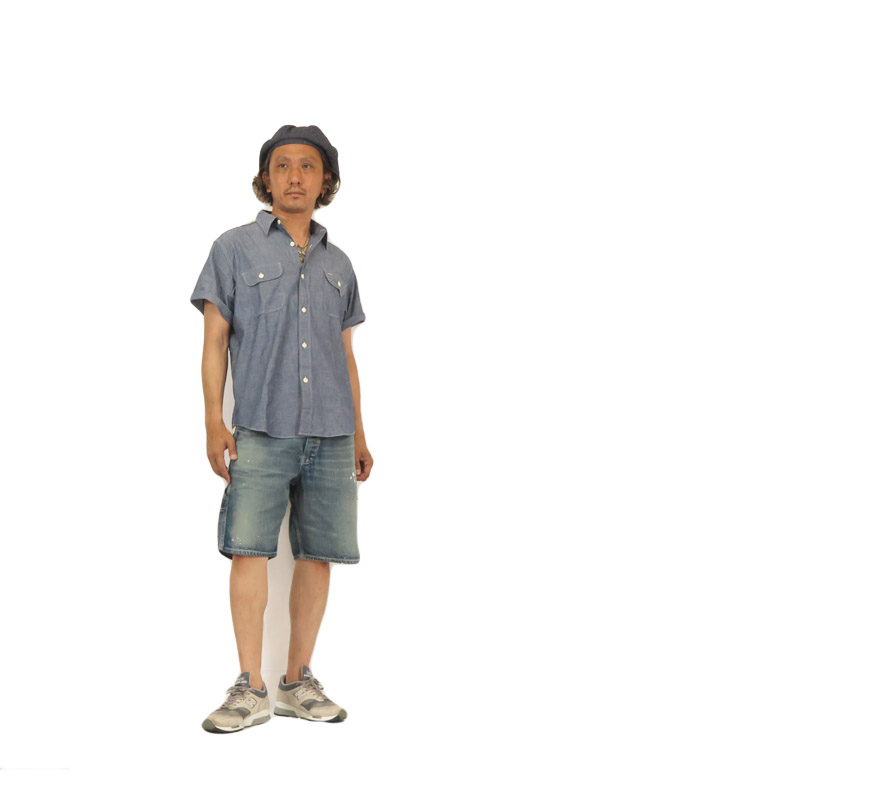 SUGAR CANE シュガーケーン 11oz. ブルーデニム ワークショーツ