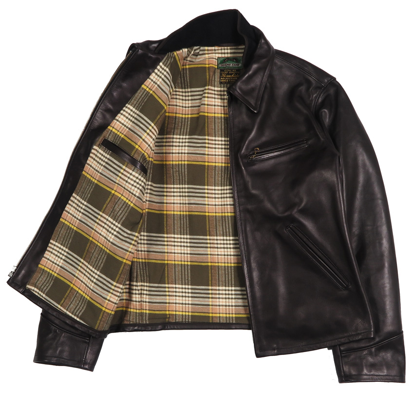 SUGAR CANE シュガーケーン ブラックホースハイド ROUGH-IN レザー