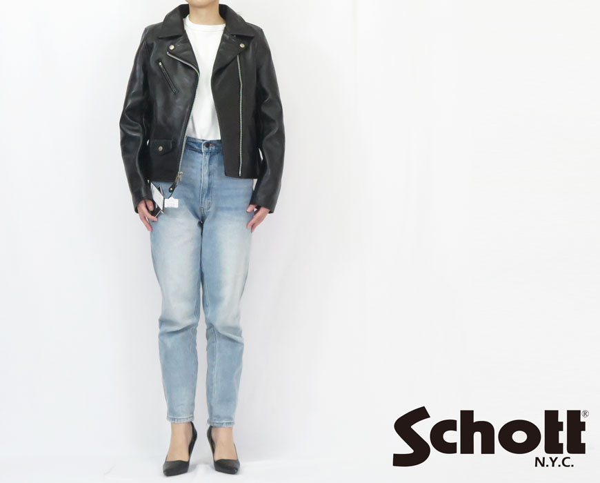 Schott N.Y.C ショット ラムレザー ダブル ライダース Schott N.Y.C ショット ラムレザー ダブル ライダース