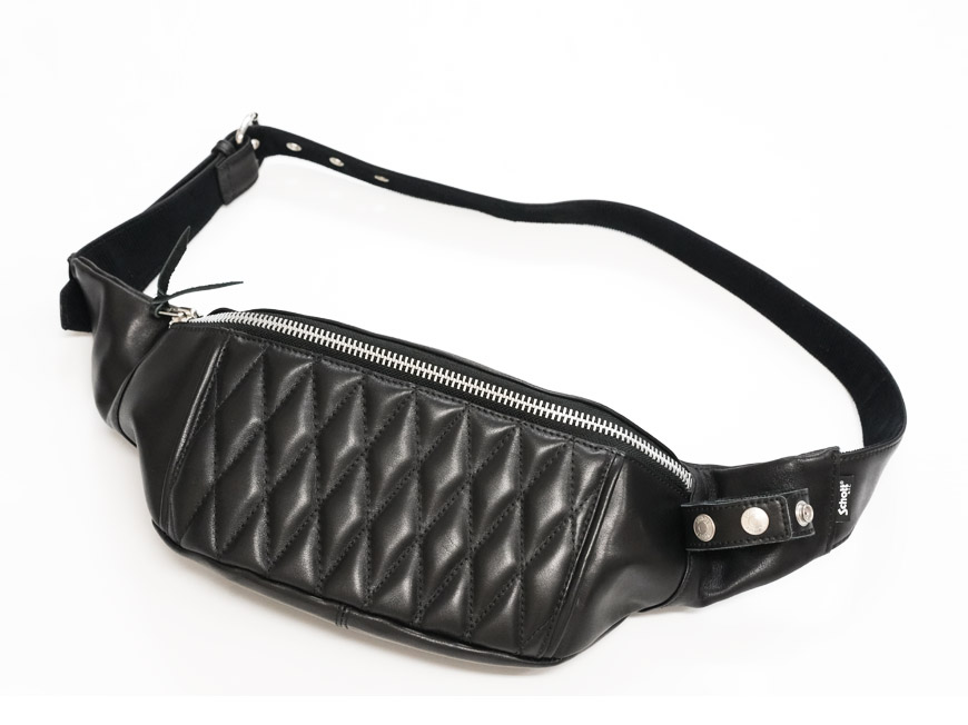 SCHOTT（ショット） レザー ウエスト メッセンジャー ボディ バッグ