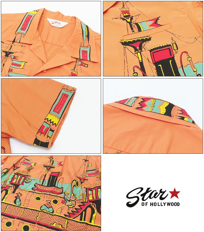 SUN SURF STAR OF HOLLYWOOD スターオブハリウッド 半袖 オープン