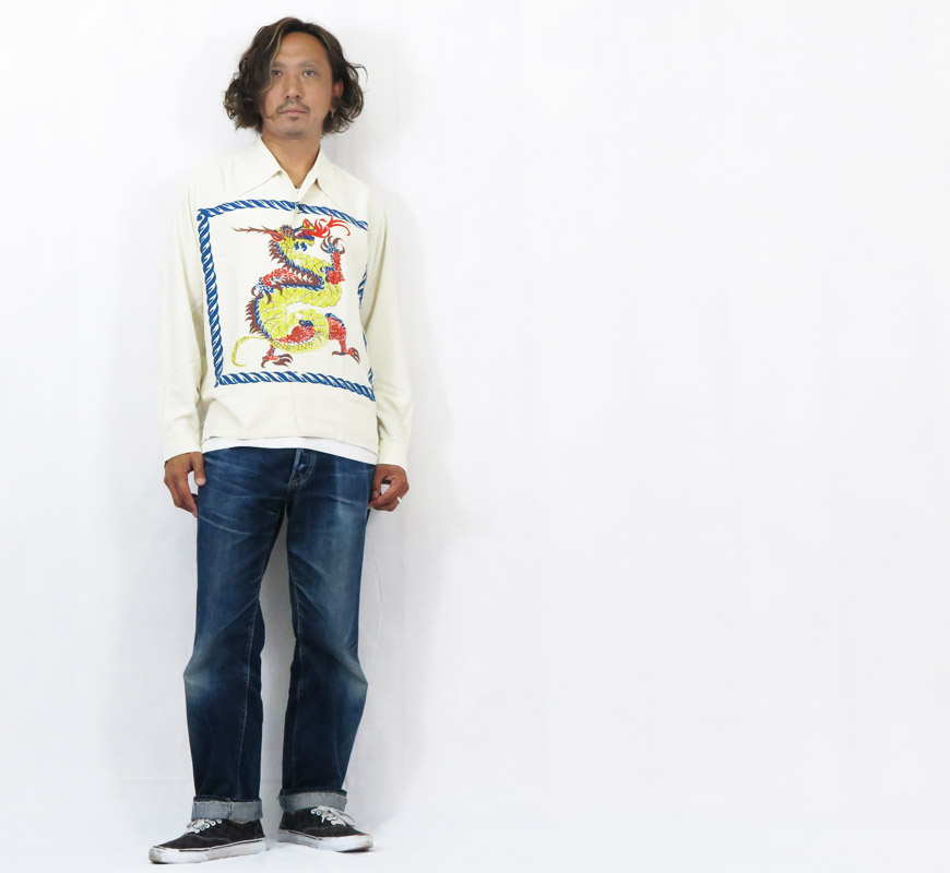40s ARTVOGUE アトミック レーヨンハワイアンシャツ 楽天市場】サンサーフ SUN SURF 長袖 レーヨン羽二重 ハワイアン