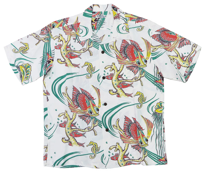 SUN SURF サンサーフ 半袖 レーヨン羽二重 ハワイアンシャツ