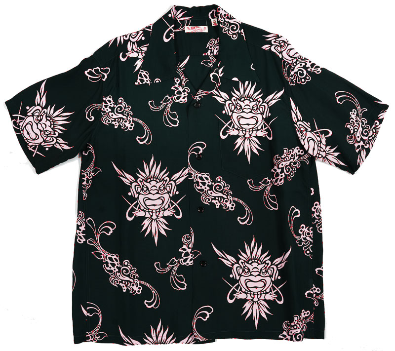 SUN SURF サンサーフ 半袖 レーヨン羽二重 ハワイアンシャツ