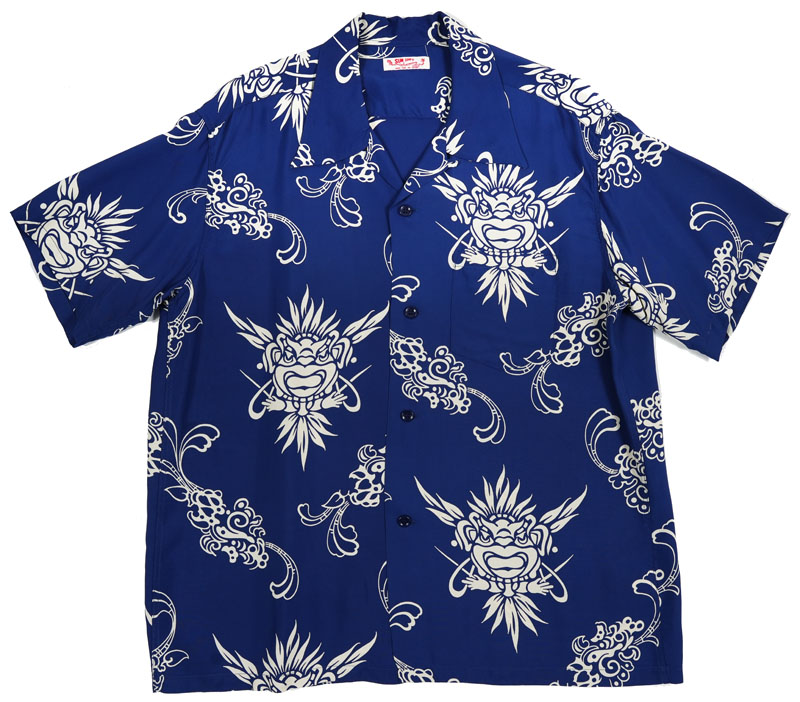 SUN SURF サンサーフ 半袖 レーヨン羽二重 ハワイアンシャツ