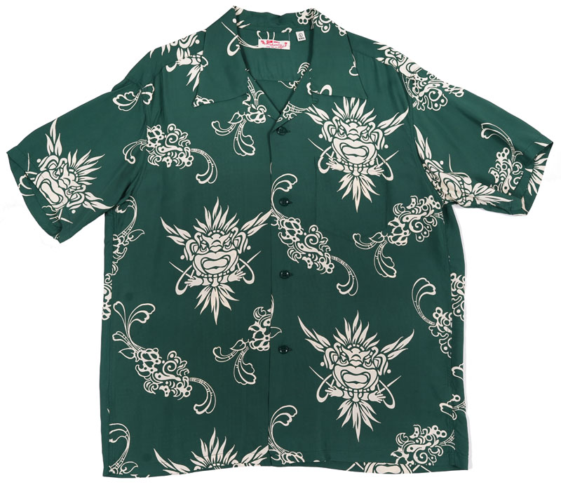 SUN SURF サンサーフ 半袖 レーヨン羽二重 ハワイアンシャツ