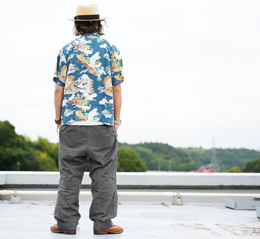 SUN SURF サンサーフ スペシャルエディション 半袖 レーヨン壁縮緬
