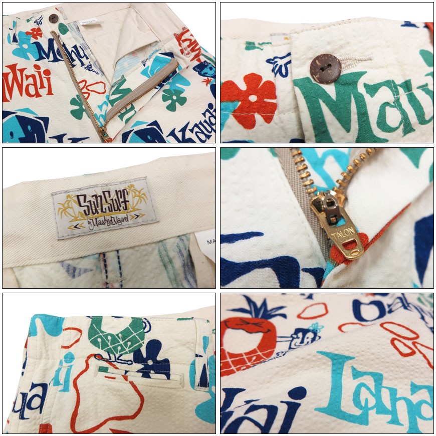 サンサーフ SUN SURF ショーツ ハーフパンツ ショートパンツ PAINEPPLE HEAVEN プリント Masked Marvel  ss51657 ss51657-dtl.jpg