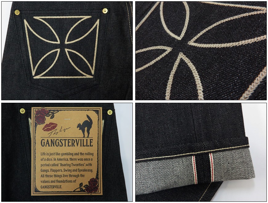 GANGSTERVILLE ギャングスタービル THUG DENIM SLIM 