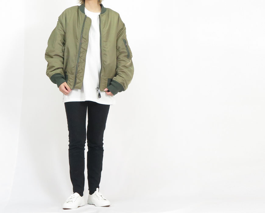 Johnbull（ジョンブル） JOHNBULL TOP KHAKI トップカーキ MA-1 NYLON