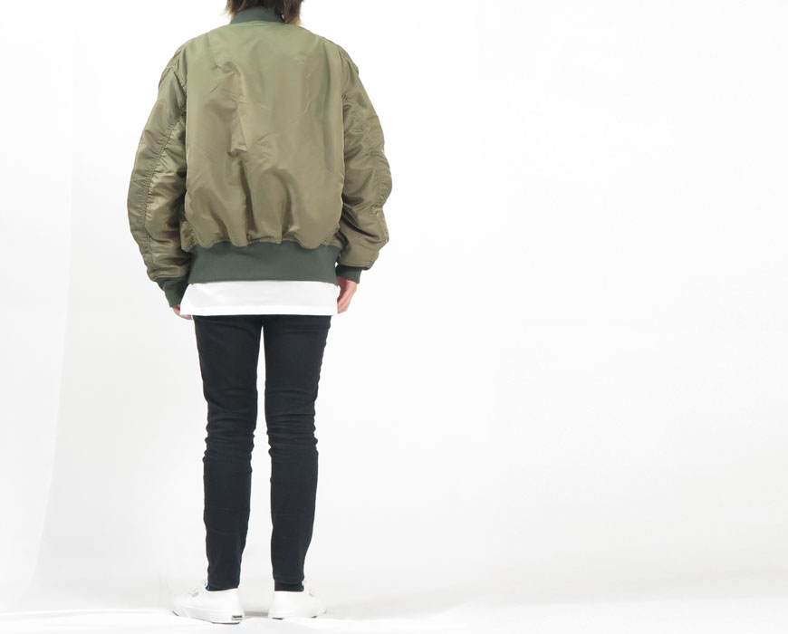 Johnbull（ジョンブル） JOHNBULL TOP KHAKI トップカーキ MA-1 NYLON