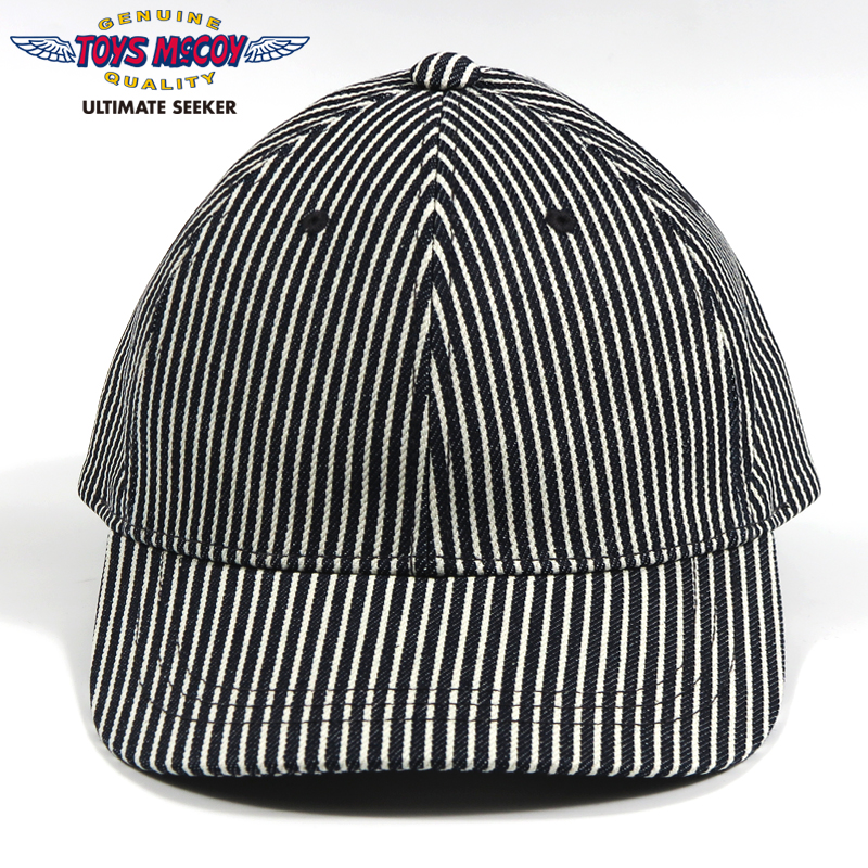 リアルマッコイズ　ヒッコリーストライプ　ハット　帽子 TOYS McCOY（トイズマッコイ） ヒッコリーストライプ キャップ COTTON