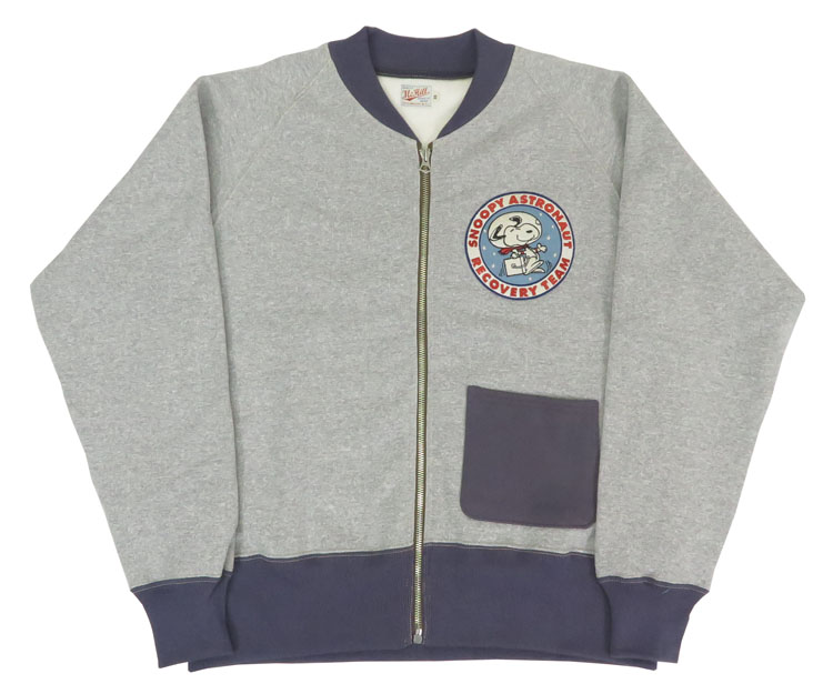 TOYS McCOY（トイズマッコイ） 長袖 スウェット ジップアップ