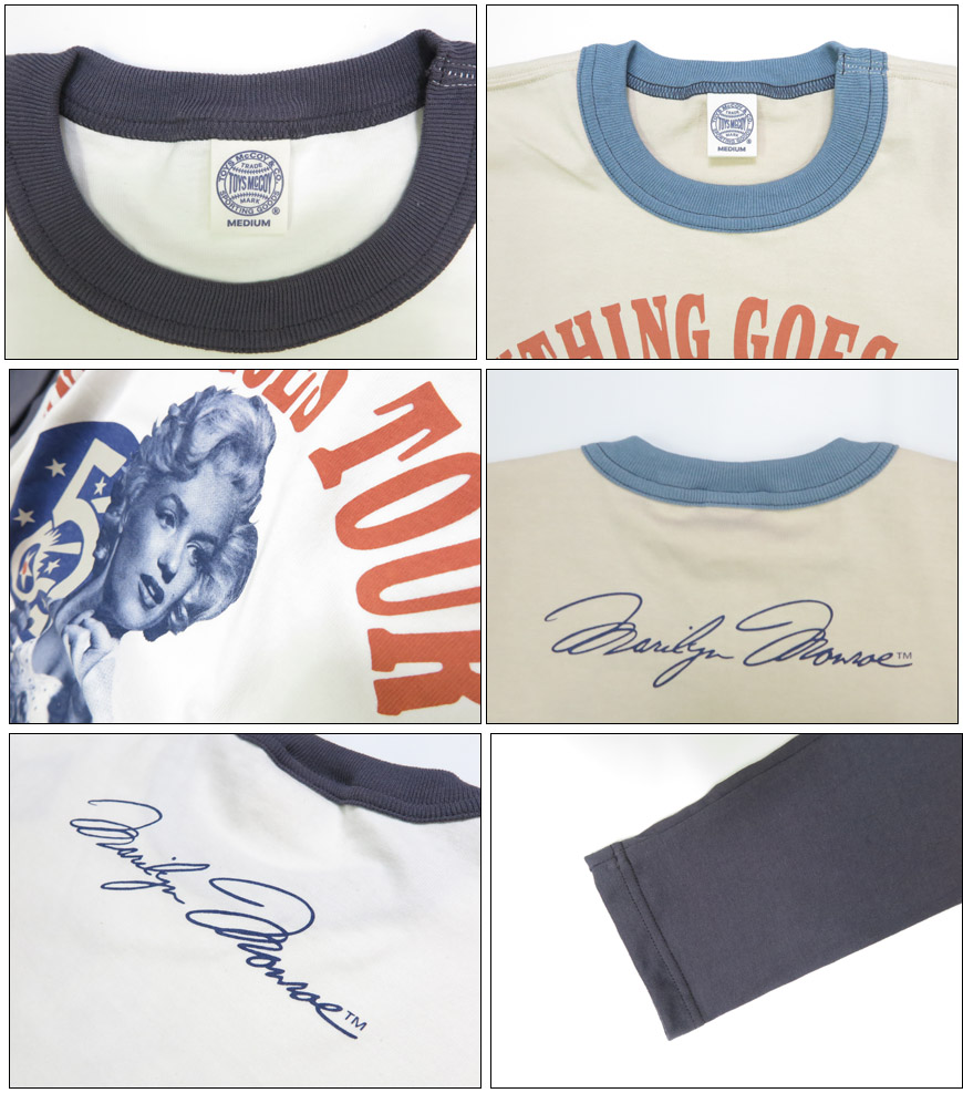 TOYS McCOY（トイズマッコイ） 長袖 Tシャツ マリリンモンロー LONG