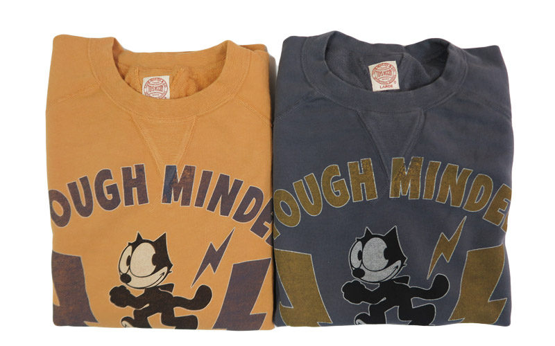 TOYS McCOY（トイズマッコイ） 長袖 プリント ガーメントダイ クルー