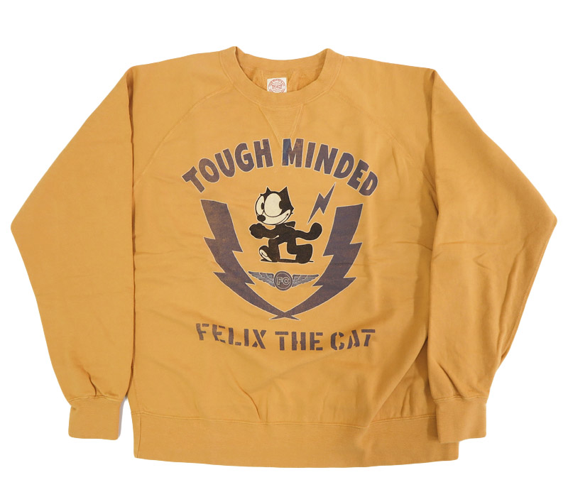 TOYS McCOY（トイズマッコイ） 長袖 プリント ガーメントダイ クルー