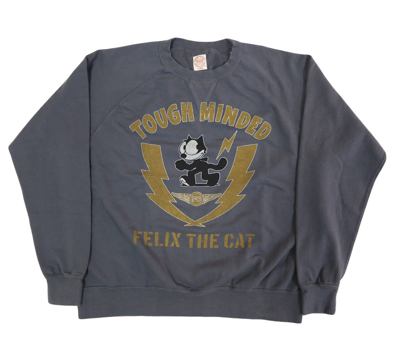 TOYS McCOY（トイズマッコイ） 長袖 プリント ガーメントダイ クルー