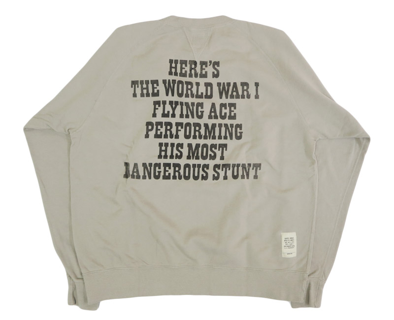 トイズマッコイ TOYS McCOY 長袖 プリント ガーメントダイ クルーネック スウェット SNOOPY スヌーピー 