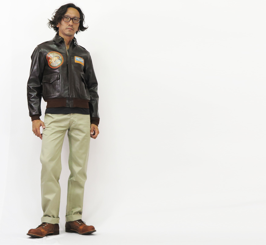 B-McCOY'S A-2 レザーフライトジャケット AIR FORCE The REAL McCOY'S】 A-2 Leather Air Force Mark Flight Jacket