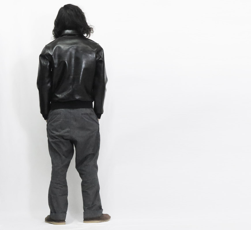 TOYS McCOY トイズマッコイ ブラック A-2 レザー フライト