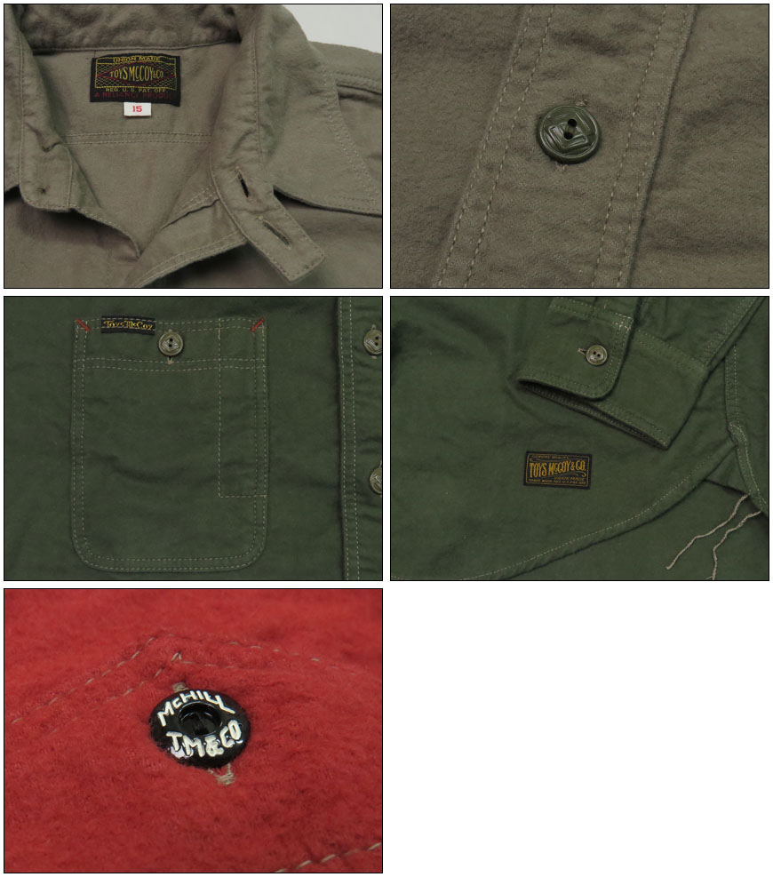 TOYS McCOY（トイズマッコイ） オイルディガー 長袖 フランネル シャツ