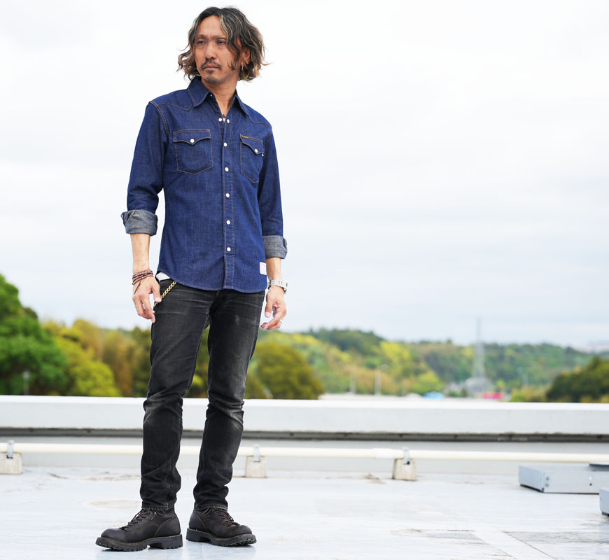 TOYS McCOY（トイズマッコイ） デニム 長袖 ウエスタン シャツ THE