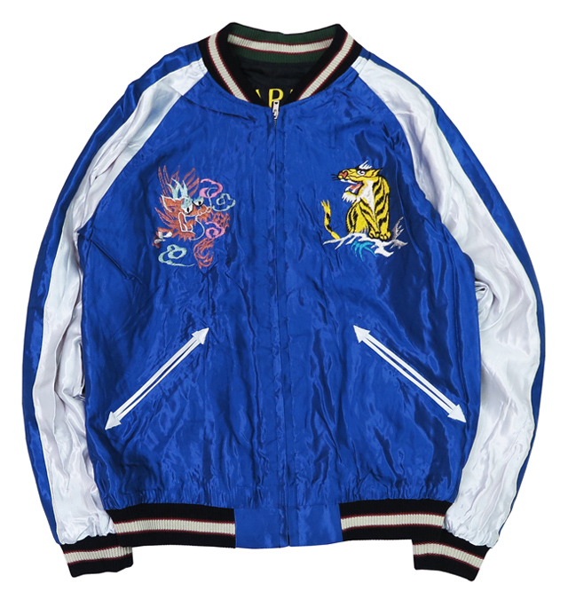 【値下げ】テイラー東洋　スカジャン（リバーシブル）　TT15542　サイズL TAILOR TOYO テーラー東洋 リバーシブル アセテート サテン スカジャン