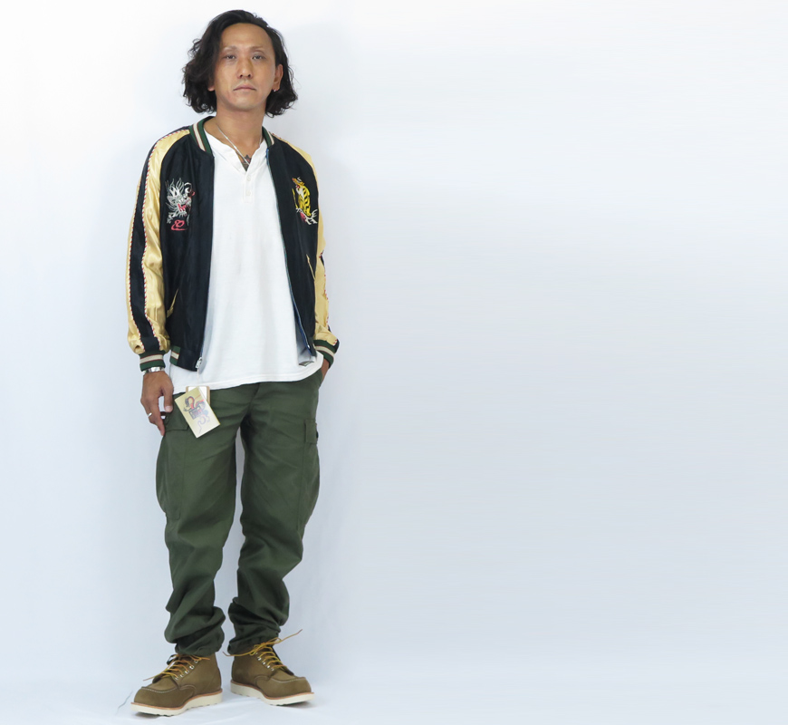 TAILOR TOYO テーラー東洋 リバーシブル アセテート サテン スカジャン