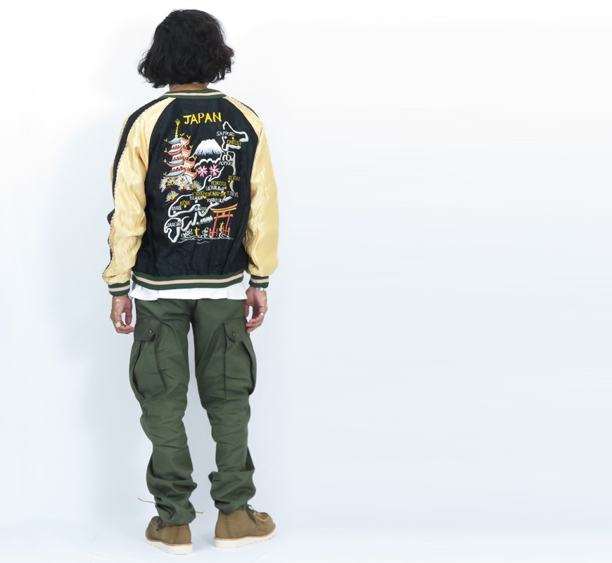 TAILOR TOYO テーラー東洋 リバーシブル アセテート サテン スカジャン