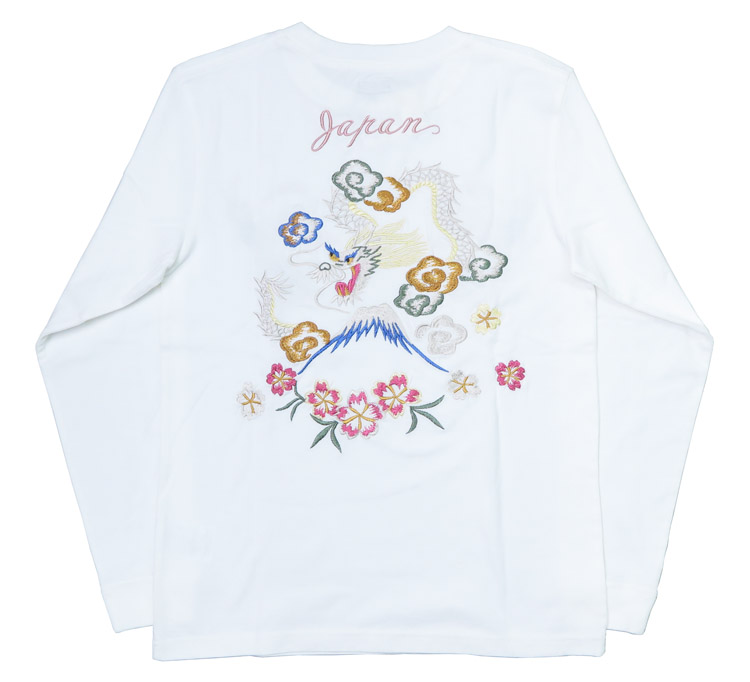 TAILOR TOYO テーラー東洋 Tailor Toyo 長袖 スカ刺繍 Tシャツ LONG