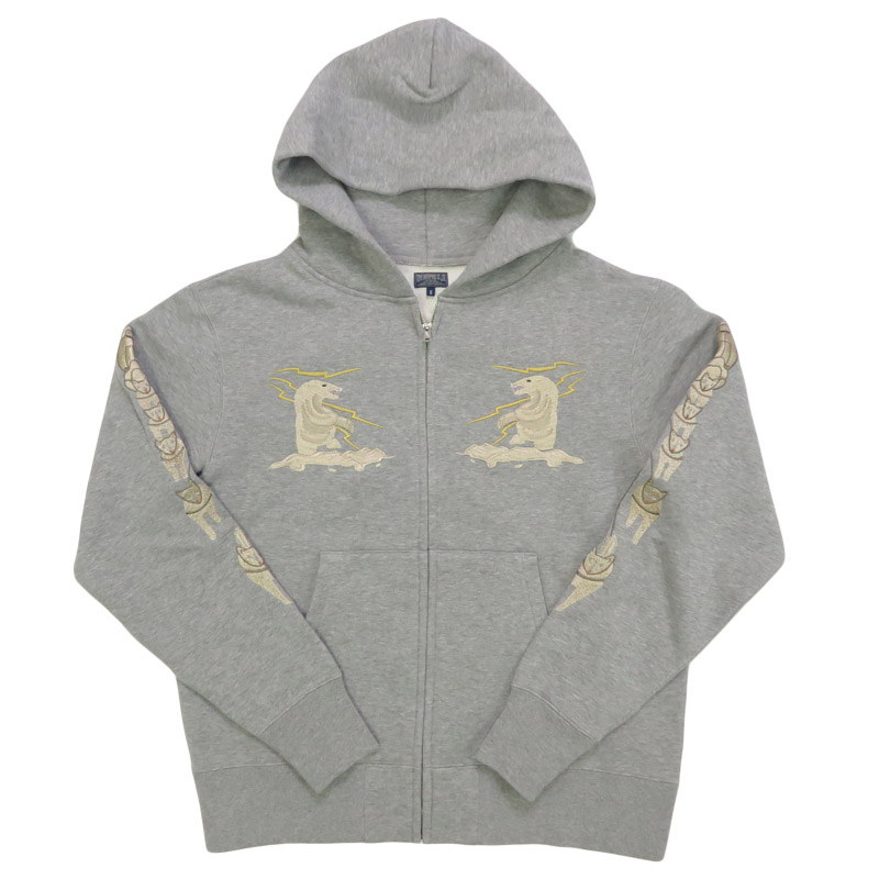 TAILOR TOYO テーラー東洋 Tailor Toyo 長袖 スカ刺繍 ジップパーカー