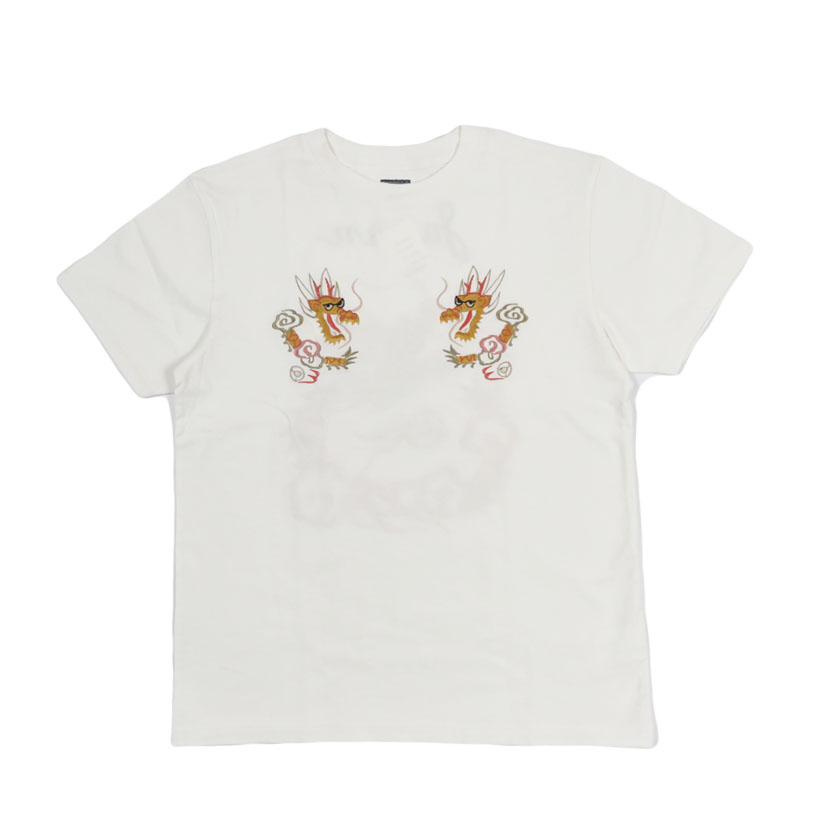 TAILOR TOYO テーラー東洋 Tailor Toyo 半袖 スカ刺繍 龍 Tシャツ SUKA TAILOR TOYO テーラー東洋 Tailor Toyo 半袖 スカ刺繍 龍 Tシャツ SUKA