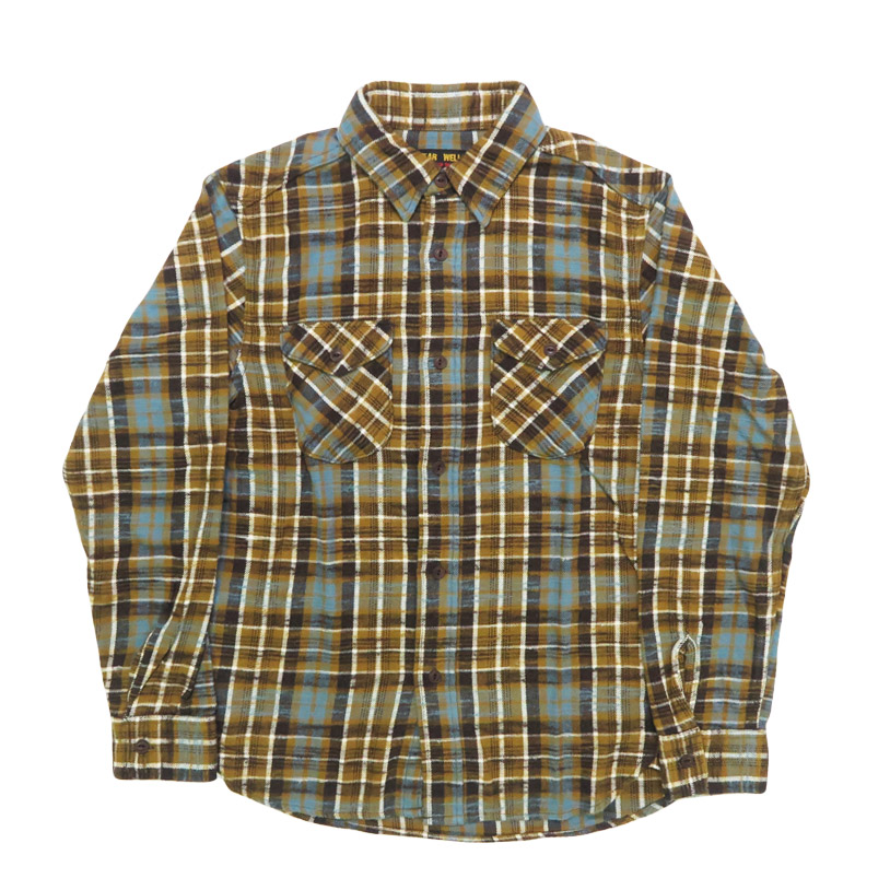 UES（ウエス） チェック スラブネルシャツ 長袖 502554 【2025年秋冬