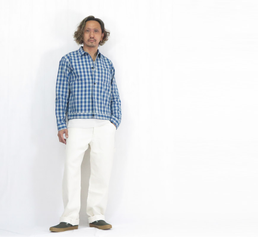 ユニオンサプライ パラカ カバーオール 15 1/2 L相当 美品 ハワイ柄 SUN SURF サンサーフ ユニオンサプライ 長袖 パラカチェック シャツ