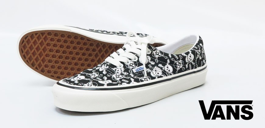 VANS（ヴァンズ） バンズ ERA 95 DX エラ スカル ブラック スニーカー