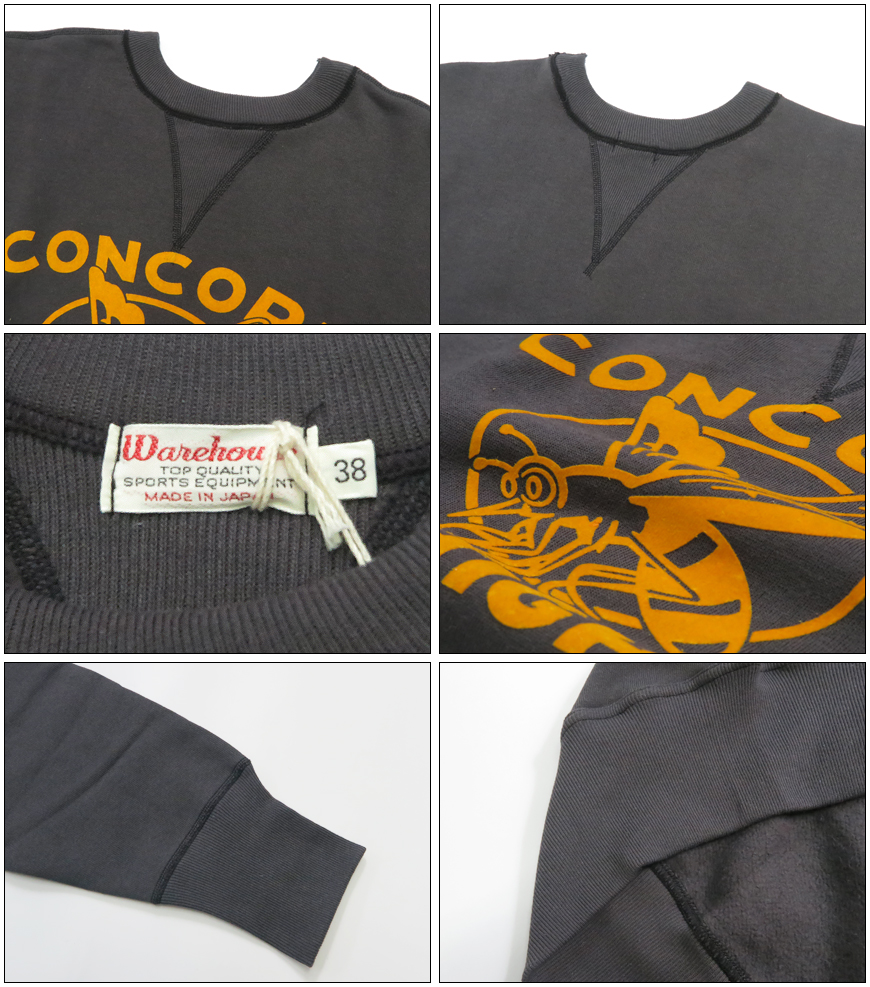 WAREHOUSE（ウエアハウス） ウェアハウス 長袖 クルーネック プリント