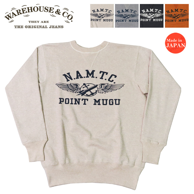 楽天市場】ウェアハウス WAREHOUSE クルーネック スウェット