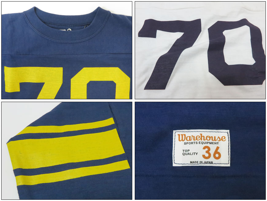 WAREHOUSE（ウエアハウス） ウェアハウス WAREHOUSE Lot.4063 7分袖 T