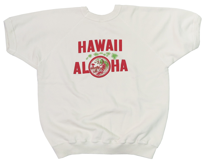 WAREHOUSE ウェアハウス 半袖 スウェットTシャツ HAWAII ALOHA
