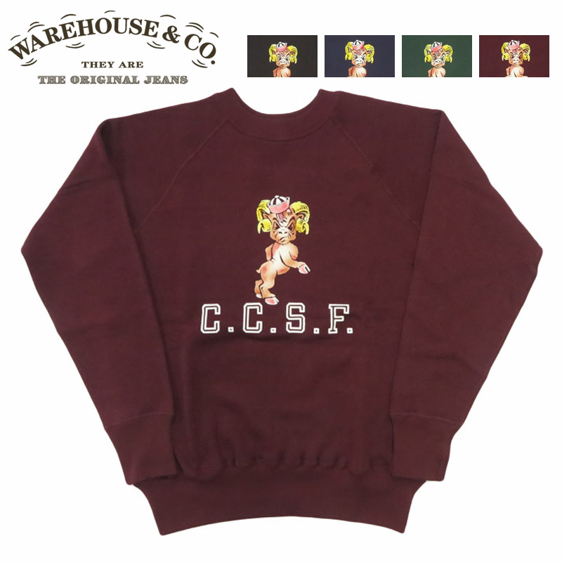 WAREHOUSE（ウエアハウス） ウェアハウス 長袖 ラグランスリーブ