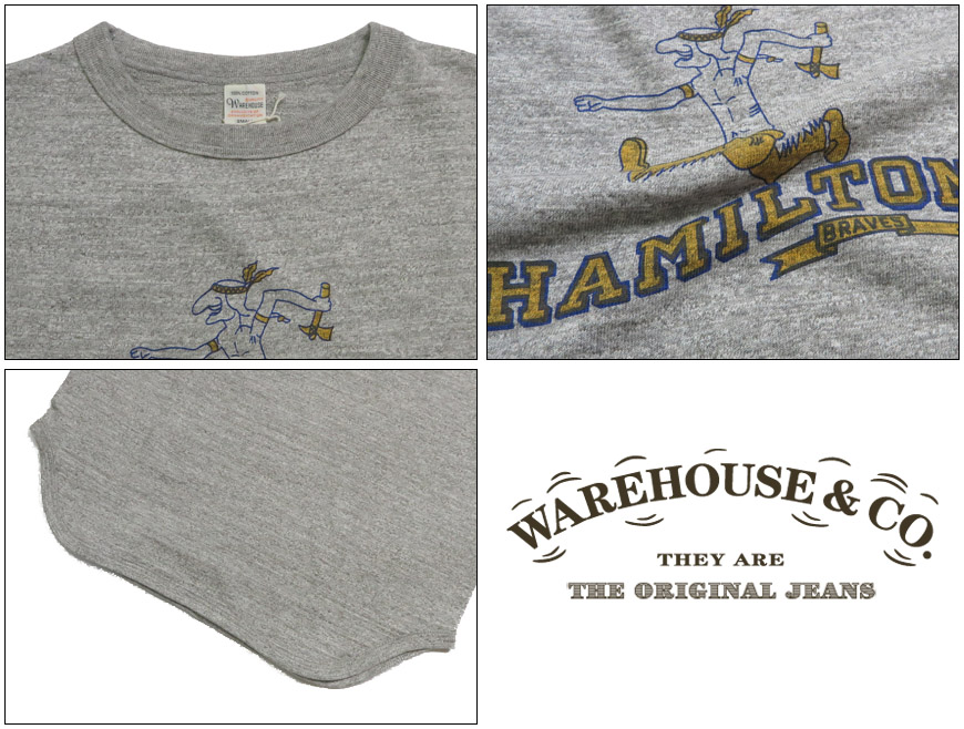 WAREHOUSE（ウエアハウス） ウェアハウス WAREHOUSE 7分袖 Tシャツ