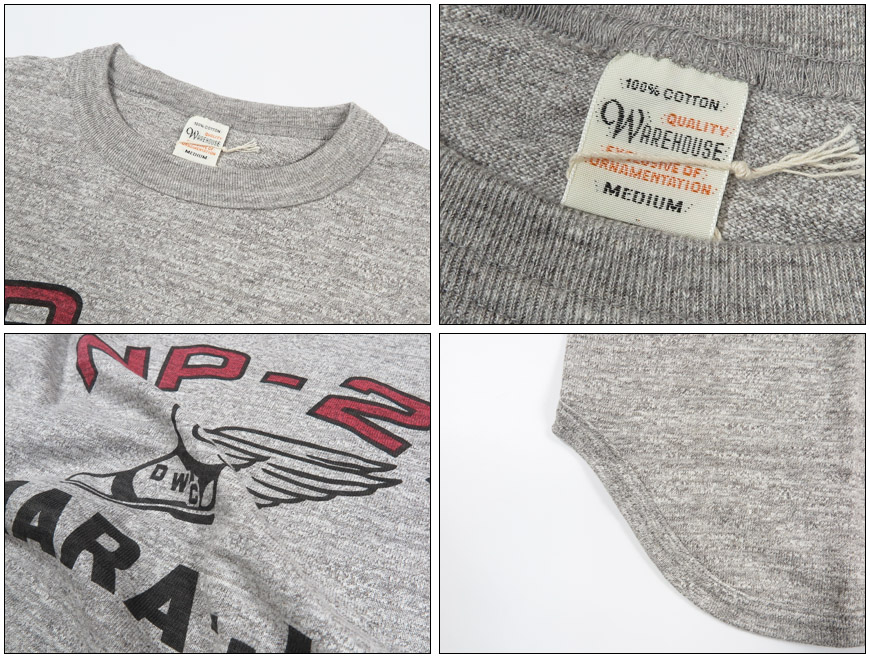 WAREHOUSE（ウエアハウス） ウェアハウス WAREHOUSE 7分袖 Tシャツ
